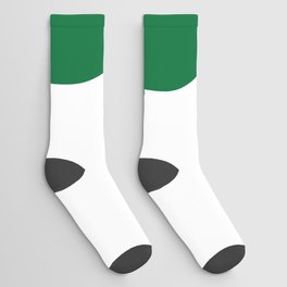 s (Olive & White Letter) Socks