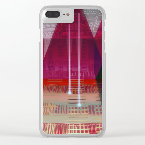Atlante / CIRCUITS GLEAM Clear iPhone Case