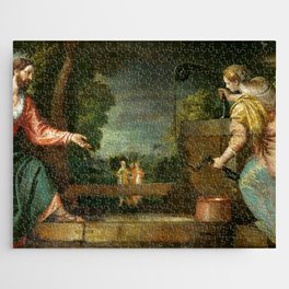 Veronese (Paolo Caliari) "Christ and the Samaritan Woman at the Well" Jigsaw Puzzle