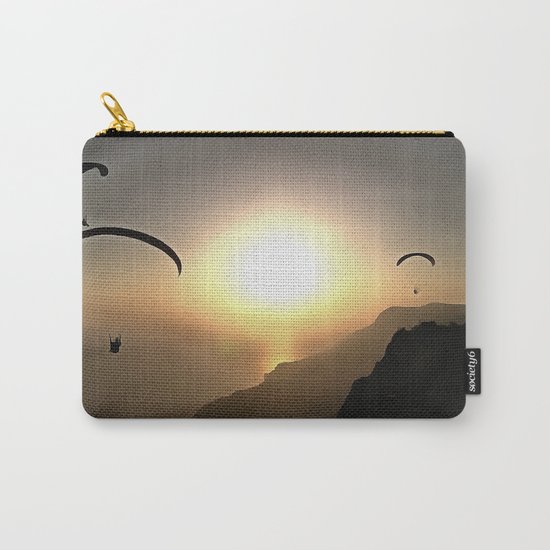 Paragliders Flying Without Wings Carry-All Pouch