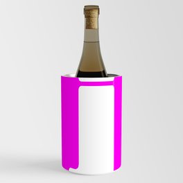 j (White & Magenta Letter) Wine Chiller