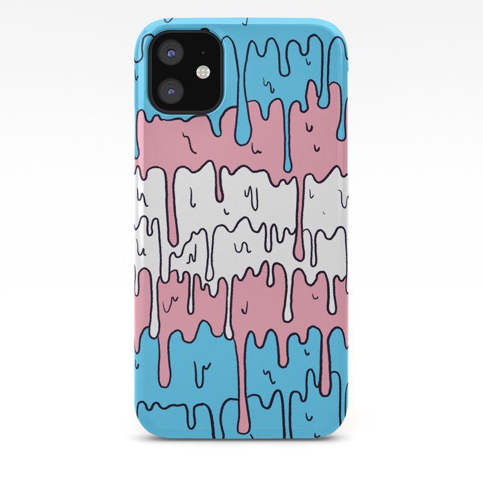 Pastel Kawaii Melting Trans Pride Lgbtq Design Iphone Case By
