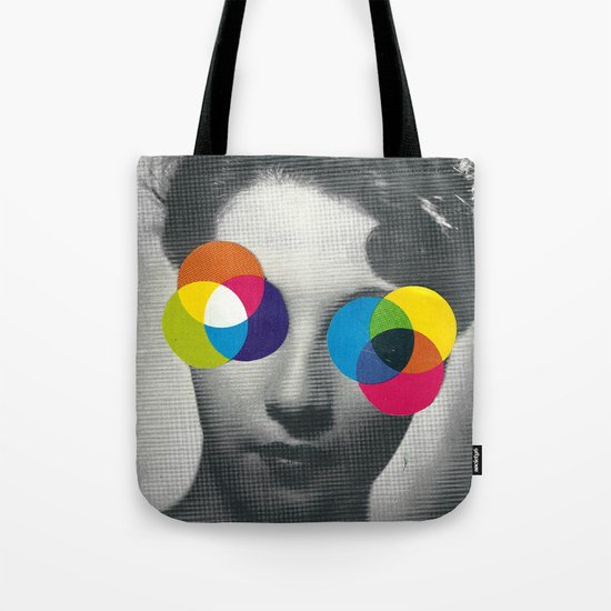 Psychedelic glasses Tote Bag