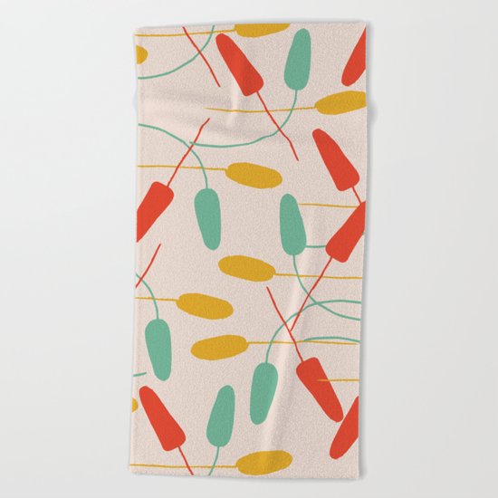 Spring leaves Beach Towel