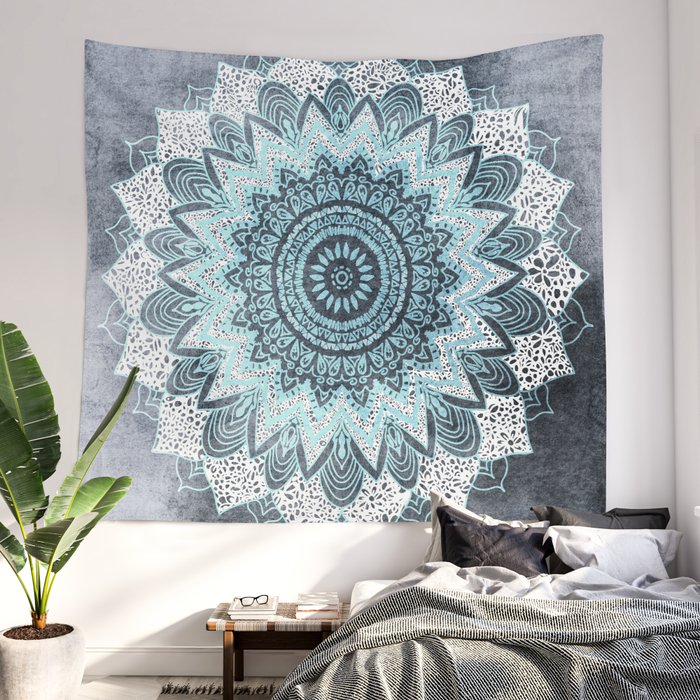 Blue tapestry hot sale