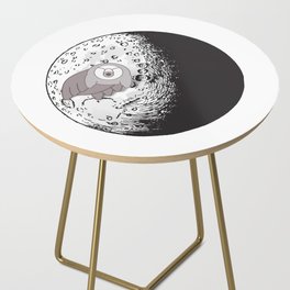 Tardigrade Water Bear Microorganism On The Moon Cute Side Table