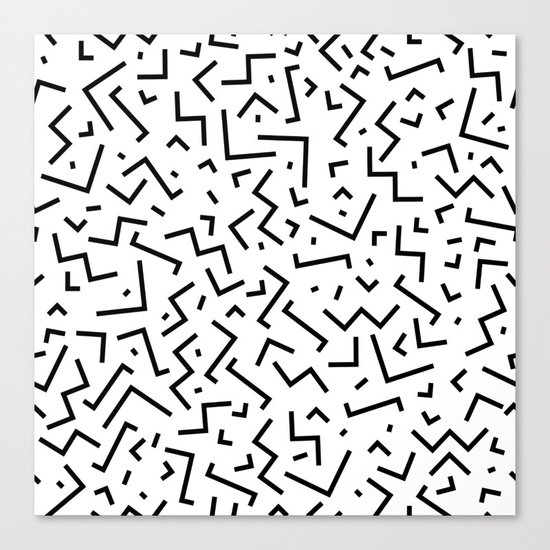 Memphis pattern 30 Canvas Print