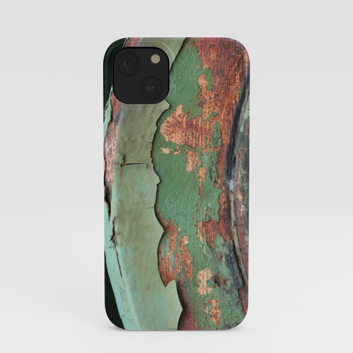 Green and Rust iPhone Case