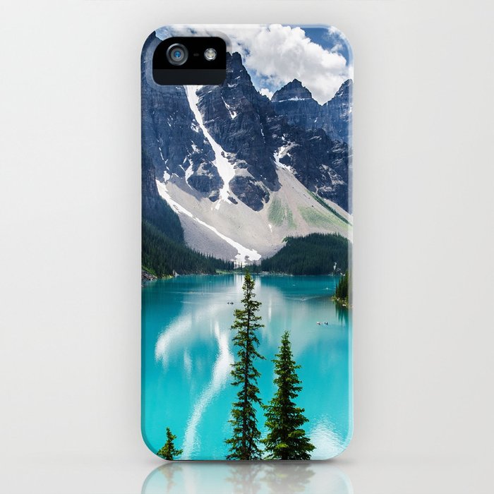 lake moraine banff iphone case