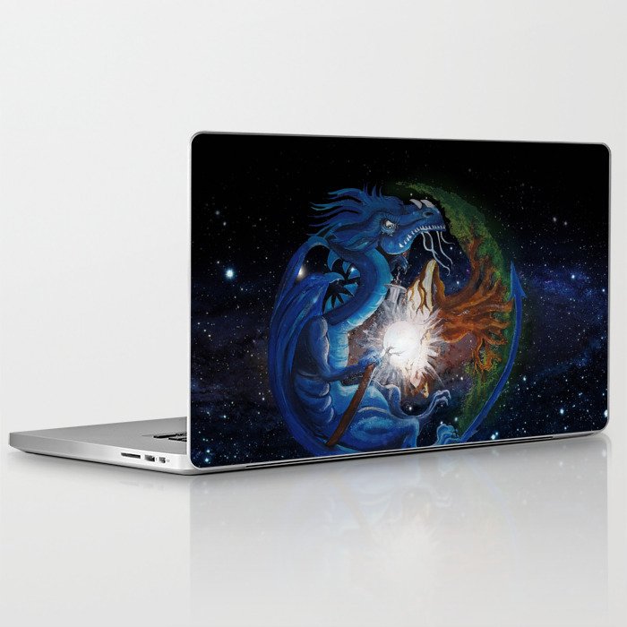 Dragon S Soul And The Tree Of Life Laptop Ipad Skin By