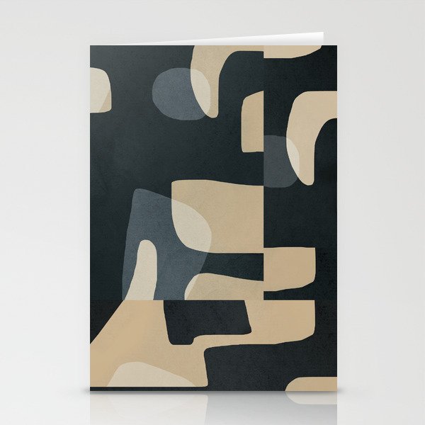  Modern Contemporary Abstract Art No1 Stationery Cards