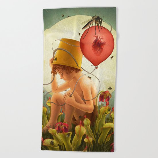 Blood Bank Beach Towel
