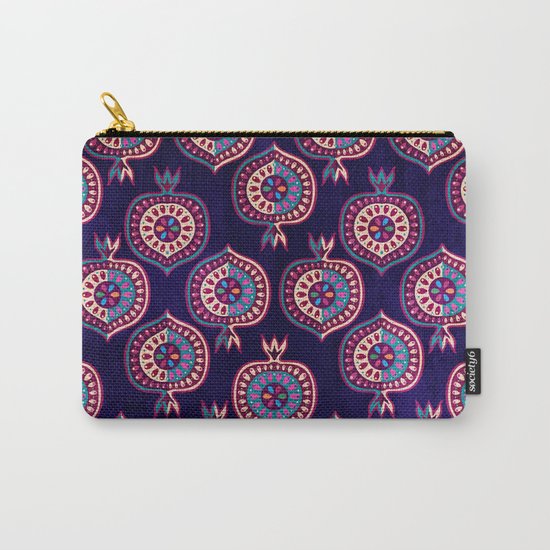 Decorative pomegranate pattern Carry-All Pouch