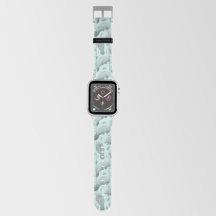manatees (blue) Apple Watch Band
