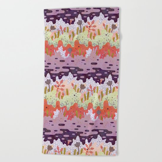Crystal Forest Beach Towel