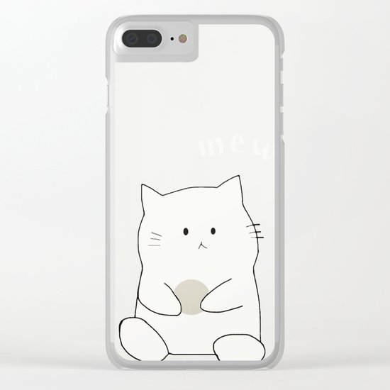 cat-361 Clear iPhone Case