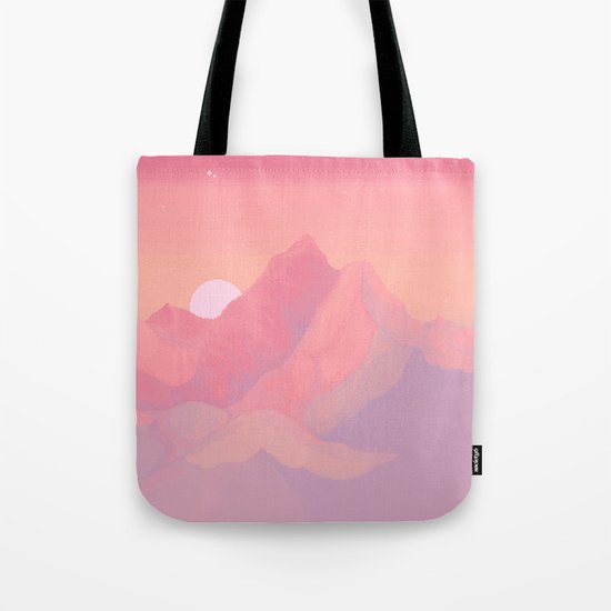 Peach Haze Tote Bag