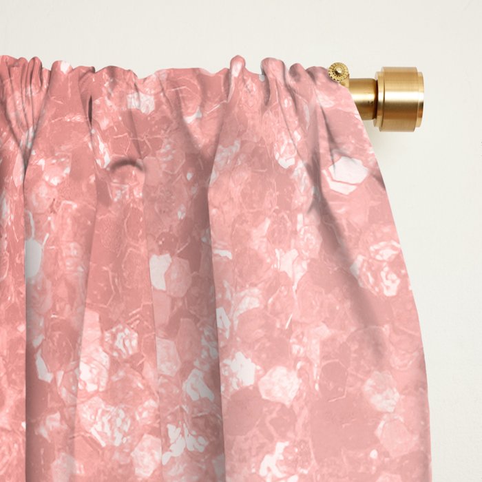 She Sparkles Deep Rose Gold Pastel Pink Luxe Geometric