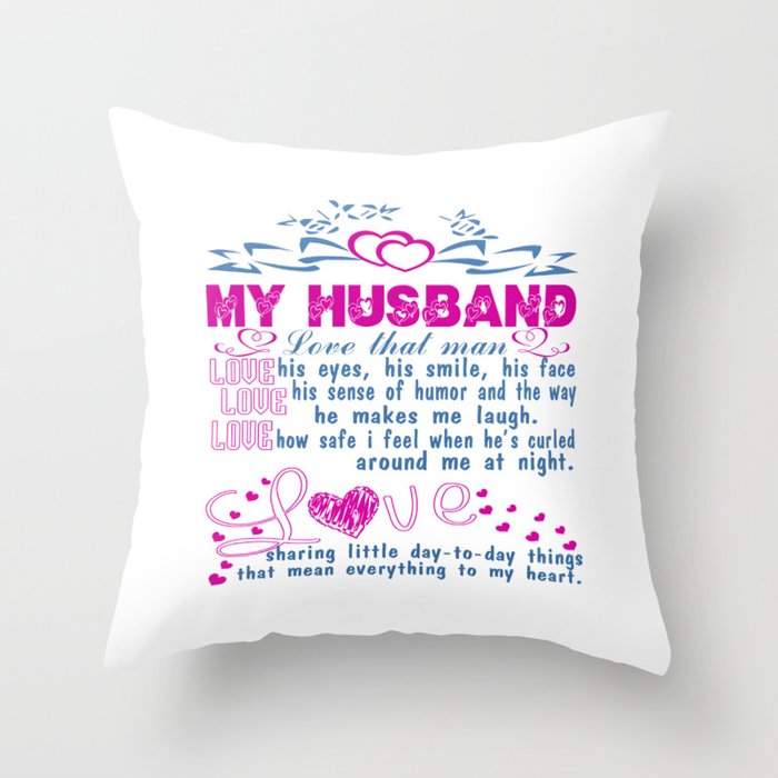 White husband pillow discount