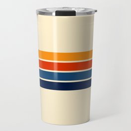 Classic Retro Stripes Travel Mug