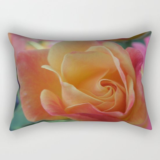 Rose Shade Pastels Rectangular Pillow