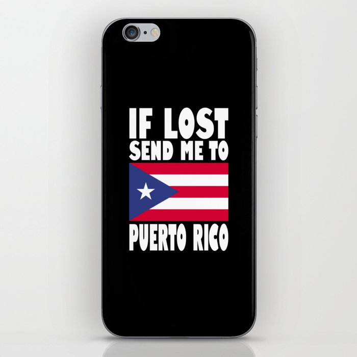 PUERTO RICO Flag Saying iPhone Skin