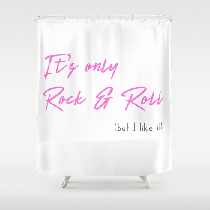 Rock Roll Shower Curtain By Oomph, Rock N Roll Shower Curtains