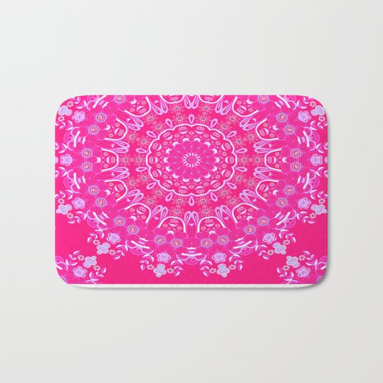 Summer Rain Mandala Bath Mat