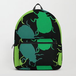 Green Beetle Bug Pattern Backpack | Biologypattern, Dungbeetle, Buginsects, Beetlebugpattern, Insectprint, Beetleart, Graphicdesign, Beetledrawing, Beatifulinsects, Animalbiology 