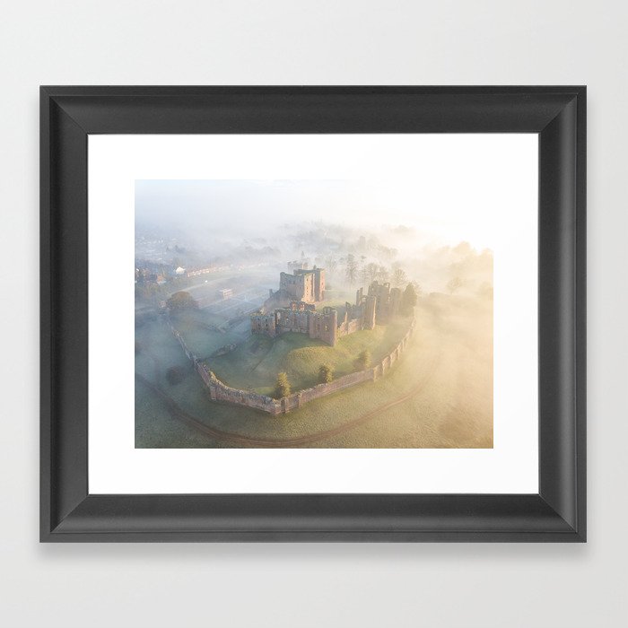 Sunrise over Kenilworth Castle Framed Art Print