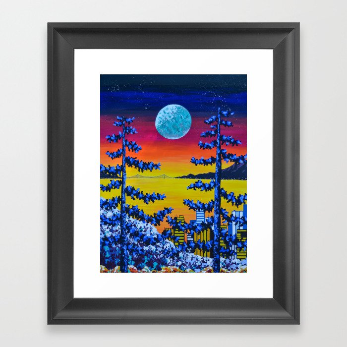 The Living Bay Framed Art Print