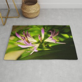 Purple Flowers Rug | Digital, Photo, Color 