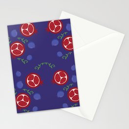 Blueberry Pomegranate Stationery Cards