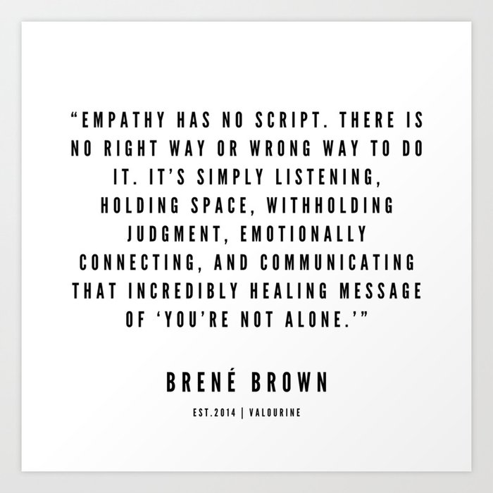 38 Brene Brown Quotes 190524 White Design Art Print By Quotesandsayings Society6