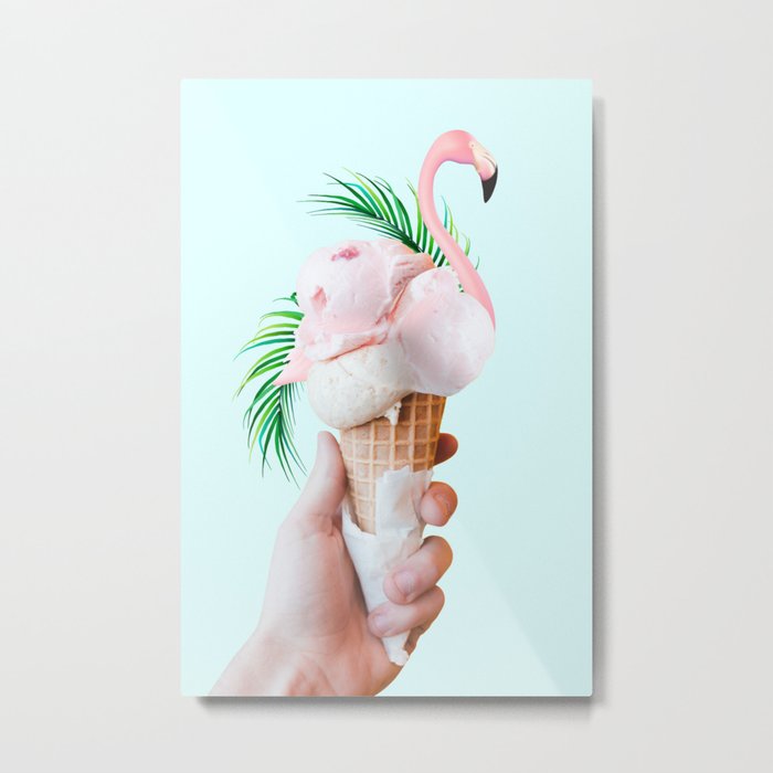 Tropical Ice Cream #society6 #decor #buyart Metal Print