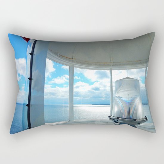 Souris Lighthouse View from the Top Rectangular Pillow
