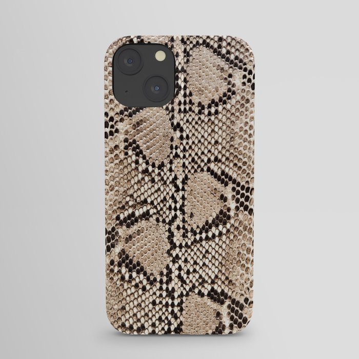 Snake skin art print iPhone Case