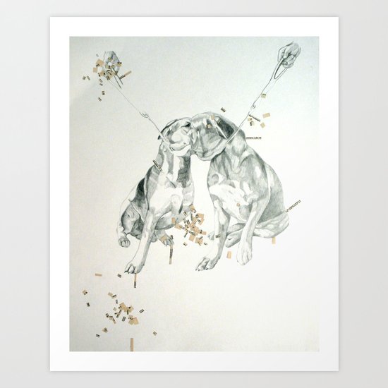 Dialogue - Catalina Viejo Lopez de Roda Art Print