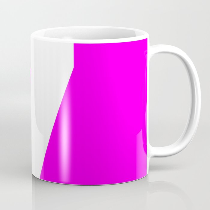 7 (White & Magenta Number) Coffee Mug