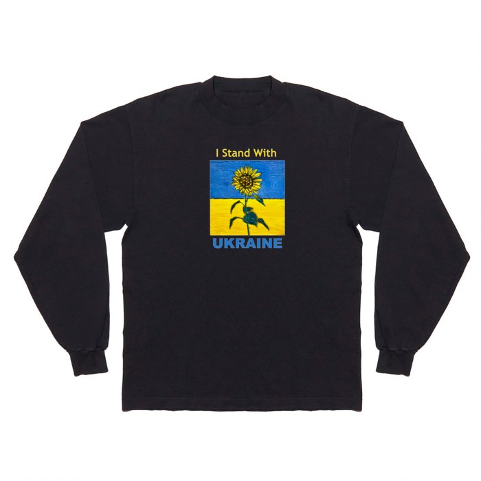 I Stand With UKRAINE TR Long Sleeve T Shirt