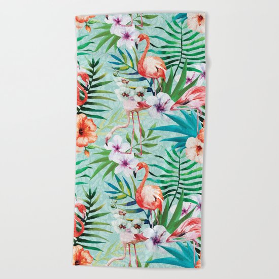 Tropical Summer #8 Beach Towel