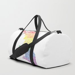 Chicago Pride Neighborhood Map Duffle Bag