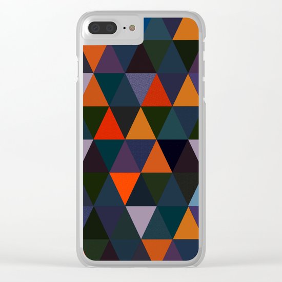 Abstract #296 Clear iPhone Case