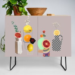 Still Life // Fruits & Flowers Credenza