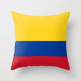Colombian Flag - Flag of Colombia Throw Pillow
