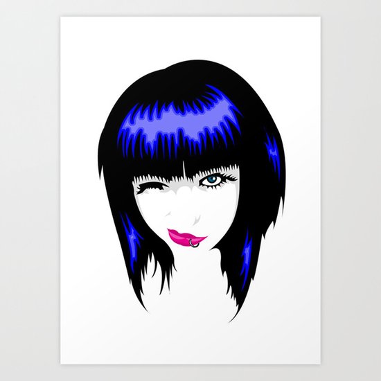 Wink Art Print