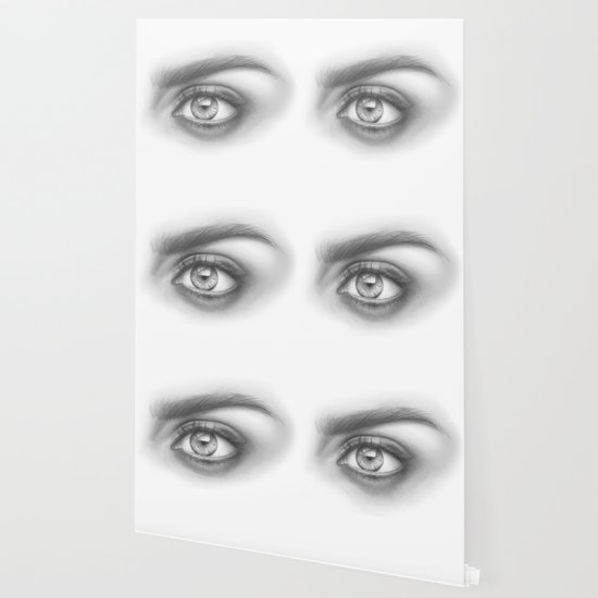 Eye Art Sexy Girl Beauty Model Woman Face Graphite