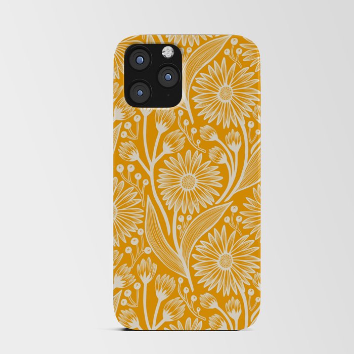 Saffron Coneflowers iPhone Card Case