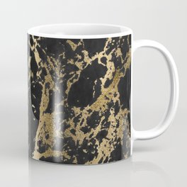 Modern faux gold glitter black marble Coffee Mug | Gold, Moderndesign, Goldglitter, Modern, Minimalmarble, Trendymarble, Yellowgold, Decorativemarble, Marblephoto, Marbleluxury 