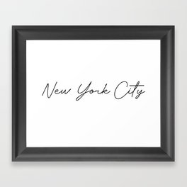 new york city Framed Art Print